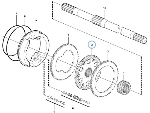 ТОРМОЗНОЙ ДИСК VOLVO BL71 BL71B BL61 11709332