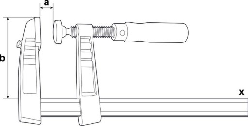 Затяжка винтов. из чугуна, 100х50мм BESSEY