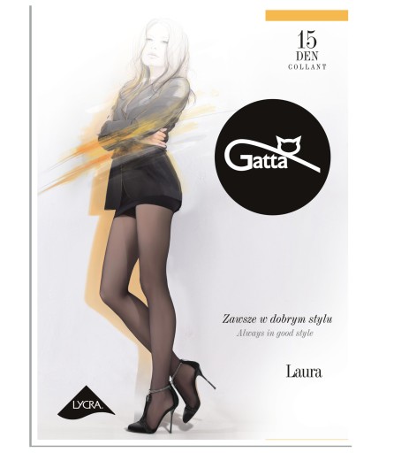 Колготки GATTA LAURA 15/20 ден COLORS размер 5 XL