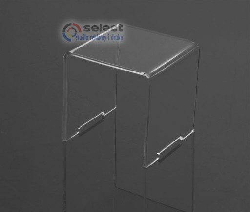 STOJAK PODSTAWKA EKSPOZYTOR KOSTKA PLEXI 100mm