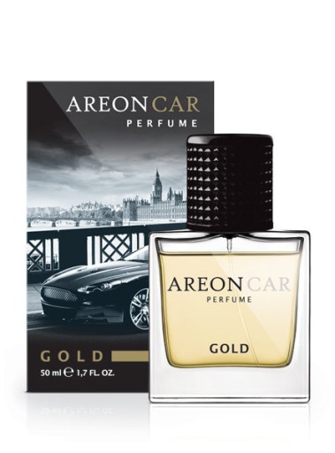 Areon Car NEW Glass Gold 50мл автопарфюм