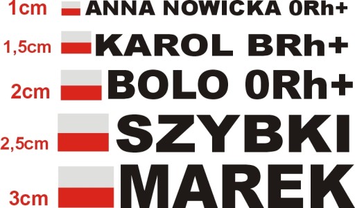 Ваше имя прозвище польское флагое польские наклейки