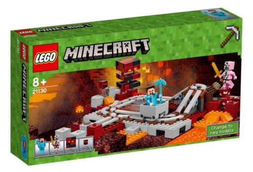 LEGO 21130 MINECRAFT — НИЖНЯЯ ЖЕЛЕЗНАЯ ДОРОГА