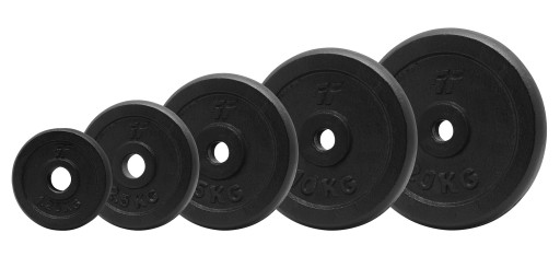 PLATINUM FITNESS ВЕС ЧУГУН ЧЕРНЫЙ ПОЛНЫЙ 1,25 кг ROCK PLATE