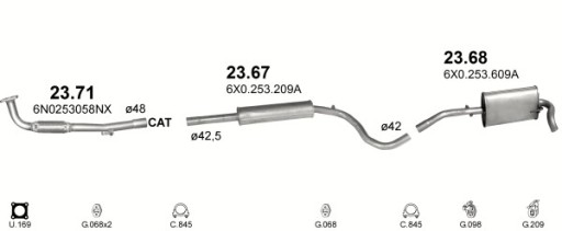 Емкость коллекторной трубы VW lupo 1,0 +1,4