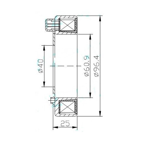 ELEKTROMAGNES SPRZĘGŁA KOMPRESORA KLIMATYZACJI ACAUTO AC-04DN06