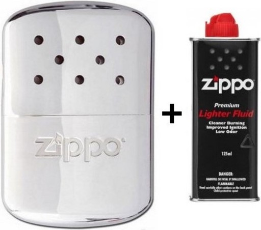 Набор грелок для рук ZIPPO, 12 часов, хром + бензин