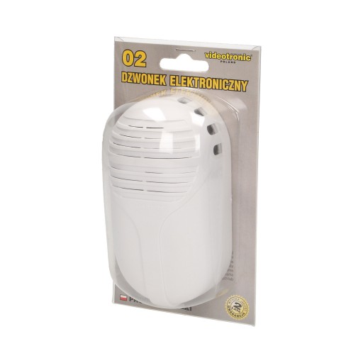 Dzwonek dwutonowy 230V OR-DP-VD-147/W biały
