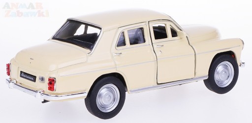 METALOWY MODEL AUTO Z EPOKI PRL WARSZAWA 1:34