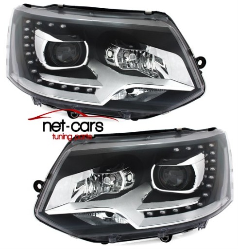 ЛАМПЫ ФАР VW T5 LIFT LED XENON H7 DEPO DRL