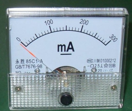 Амперметр индикаторный 300мА 0,3А FV (1741)