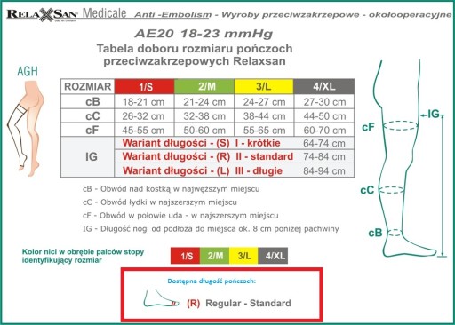 RELAXSAN АНТИКОМБОГАНТНЫЕ ПОСЛЕОПЕРАЦИОННЫЕ ЧУЛКИ