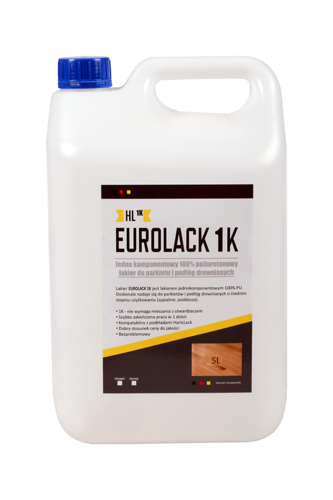 HartzLack EUROLACK 1К ЛАК ПОЛИУРЕТАНОВЫЙ 100% 5л