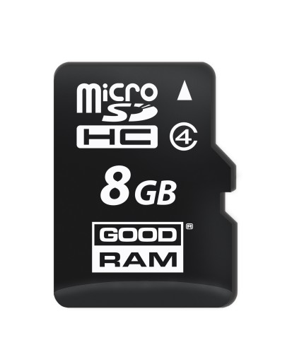 КАРТА ПАМЯТИ GOODRAM 8 ГБ MICRO SDHC + АДАПТЕР SD