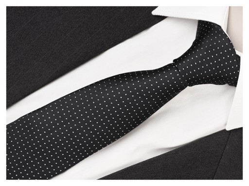 POTS JACQUARD Tie Dots Черный rc13