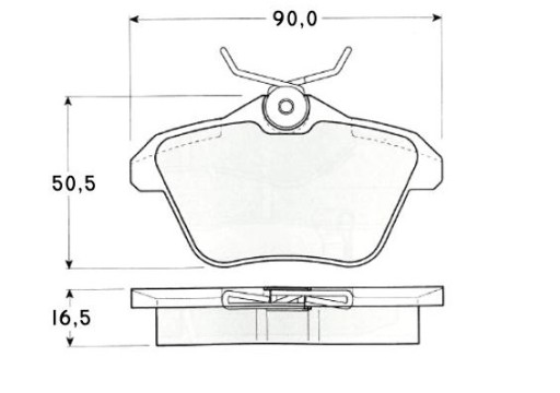 MIKODA 0338 GT ДИСКИ, задние колодки ALFA ROMEO 156