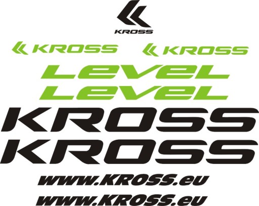 Наклейки на велосипед KROSS LEVEL 53-5G РАЗНЫЕ ЦВЕТА