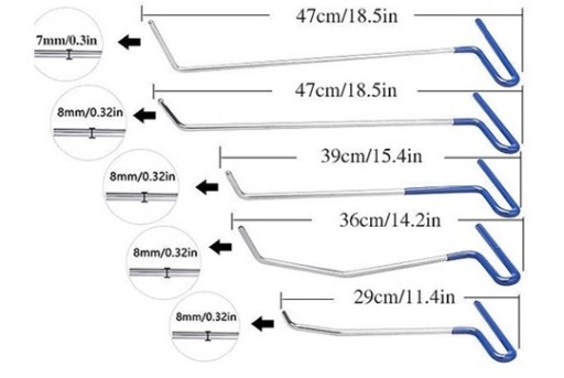 Набор PULLER PDR, копье для удаления вмятин