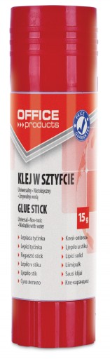 Klej w sztyfcie 15g biurowy PVA Office Products x 36 szt