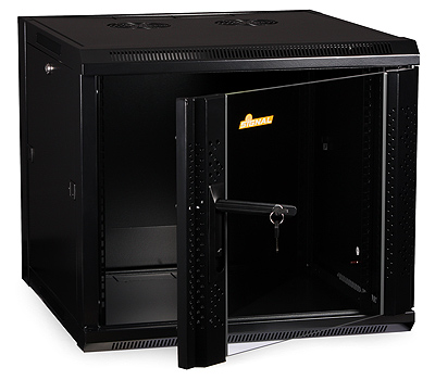 Шкаф RACK 19 футов 9U 600 мм подвесной SIGNAL BLACK