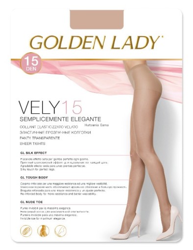 Женские колготки MB Golden Lady Vely 15 DEN 2