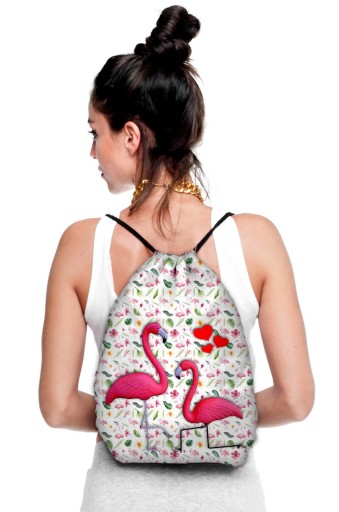 РЮКЗАК СУМКА ANIMALS W-C-09 FLAMINGOS LOVE