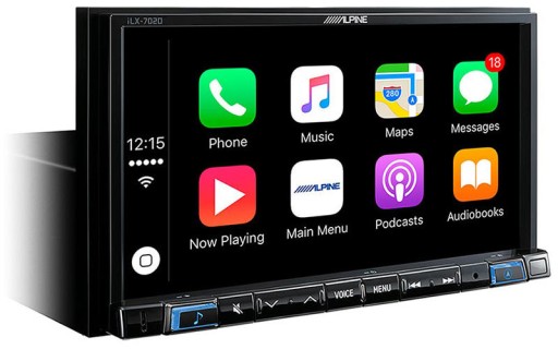 Магнитола ALPINE iLX-702D CarPlay Android Auto 1/2 DIN