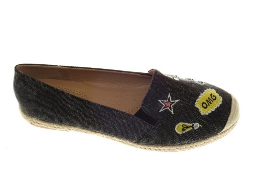 ESPADRYLE DAMSKIE H861 Black r.37