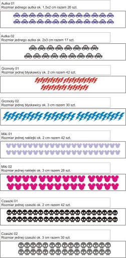 ЦВЕТЫ ЗВЕЗДЫ ТОЧКИ СЕРДЦА наклейки на велосипед