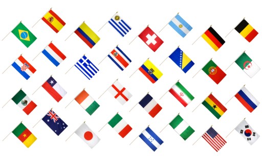 Flaga na patyku Republika Południowej Afryki RPA 45x30 cm Flagi