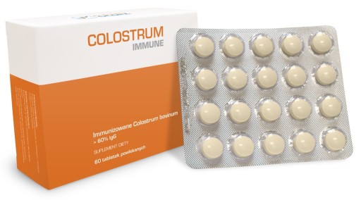 ГЕНОСКОП Colostrum Bovinum IMMUNE -120 TAB 60% lgG