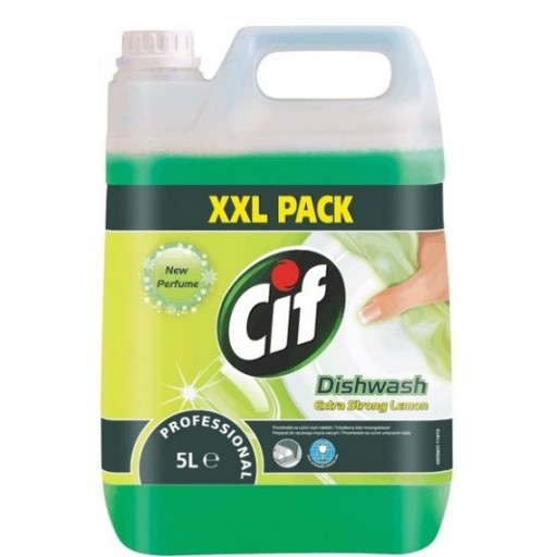 CIF PROFESSIONAL DISHWASH EXTRA STRONG LEMON 5L