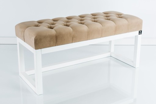 75 Producent Ławka Pikowana Cappuccino EMRA WOOD