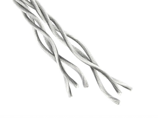 Lina linka stalowa NIERDZEWNA INOX Kwasoodporna splot 7x19 2mm 5m
