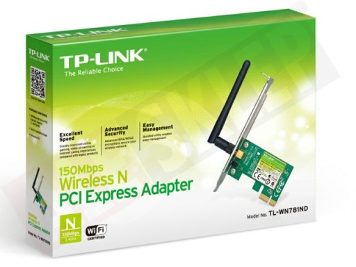 СЕТЕВАЯ КАРТА PC-E TP-LINK TL-WN781ND 2,4 ГГц