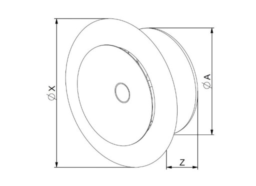 AWENTA ANEMOSTAT METALOWY NAWIEWNY BIAŁY AMN 160