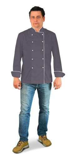 KITEL/BLUZA kucharska ELANOBAWEŁNA FARTUCHY r. 4XL
