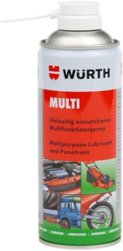 WURTH MULTI LIQUID МНОГОФУНКЦИОНАЛЬНАЯ СМАЗКА 5в1 400 МЛ