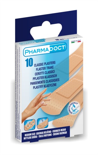 PHARMADOCT PATCHES АПТЕЧКА ПЕРВОЙ ПОМОЩИ 7x2 10 шт.