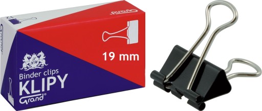 KLIPSY KLIP BIUROWE GRAND 19 MM x 12 SZTUK x3 opak