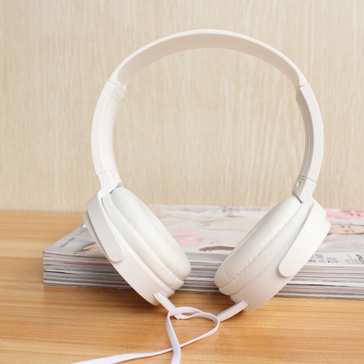 SŁUCHAWKI SKŁADANE NAUSZNE MIKROFON DO TELEFON MP3
