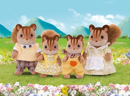 SYLVANIAN FAMILIES RODZINA WIEWIÓREK 3136 4172