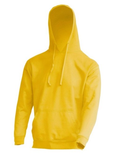 Bluza z kapturem męska - Żółta - XL