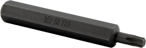 BIT KOŃCÓWKA 10MM TORX T27 x 75MM S2 SZEŚCIOKĄTNA