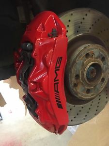 Наклейка на передний суппорт Mercedes W217 W222 AMG