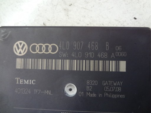 AUDI A6 C6 04 - МОДУЛЬ ШЛЮЗА 4L0907468B