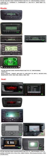 ЦИФРОВОЙ MP3-ЧЕЙНДЖЕР AUDI SKODA SEAT VW YATOUR