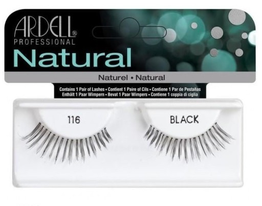 ARDELL NATURAL 116 ЧЕРНЫЕ ПОЛНЫЕ РЕСНИЦЫ НА ПОЛОСКЕ