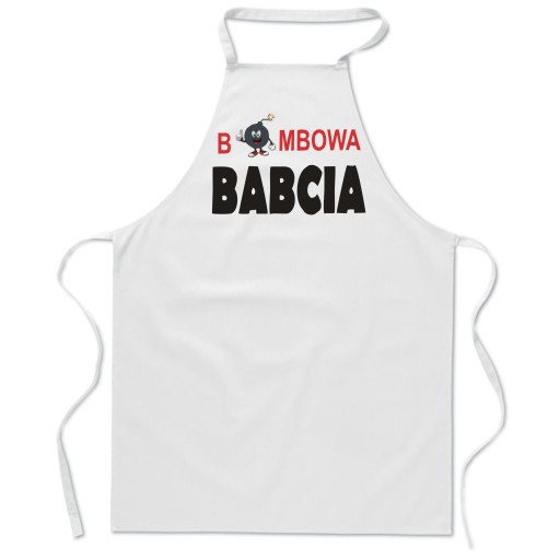 Fartuch kuchenny - dla Babci - Bombowa Babcia - Dzień Babci