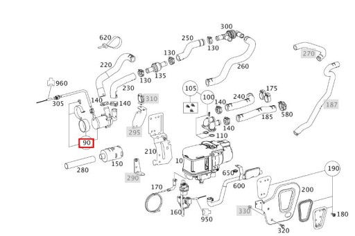 ЦИРКУЛЯЦИОННЫЙ НАСОС ACTROS MP4 A0028357664